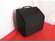 Soft side loading case for 8 bass accordion